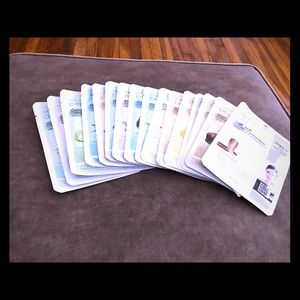 Dermal face masks - 16